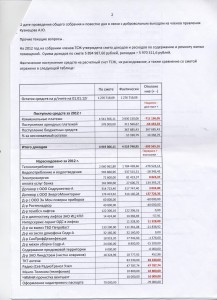 отчет ревизионной комиссии за  2012 лист 2 001