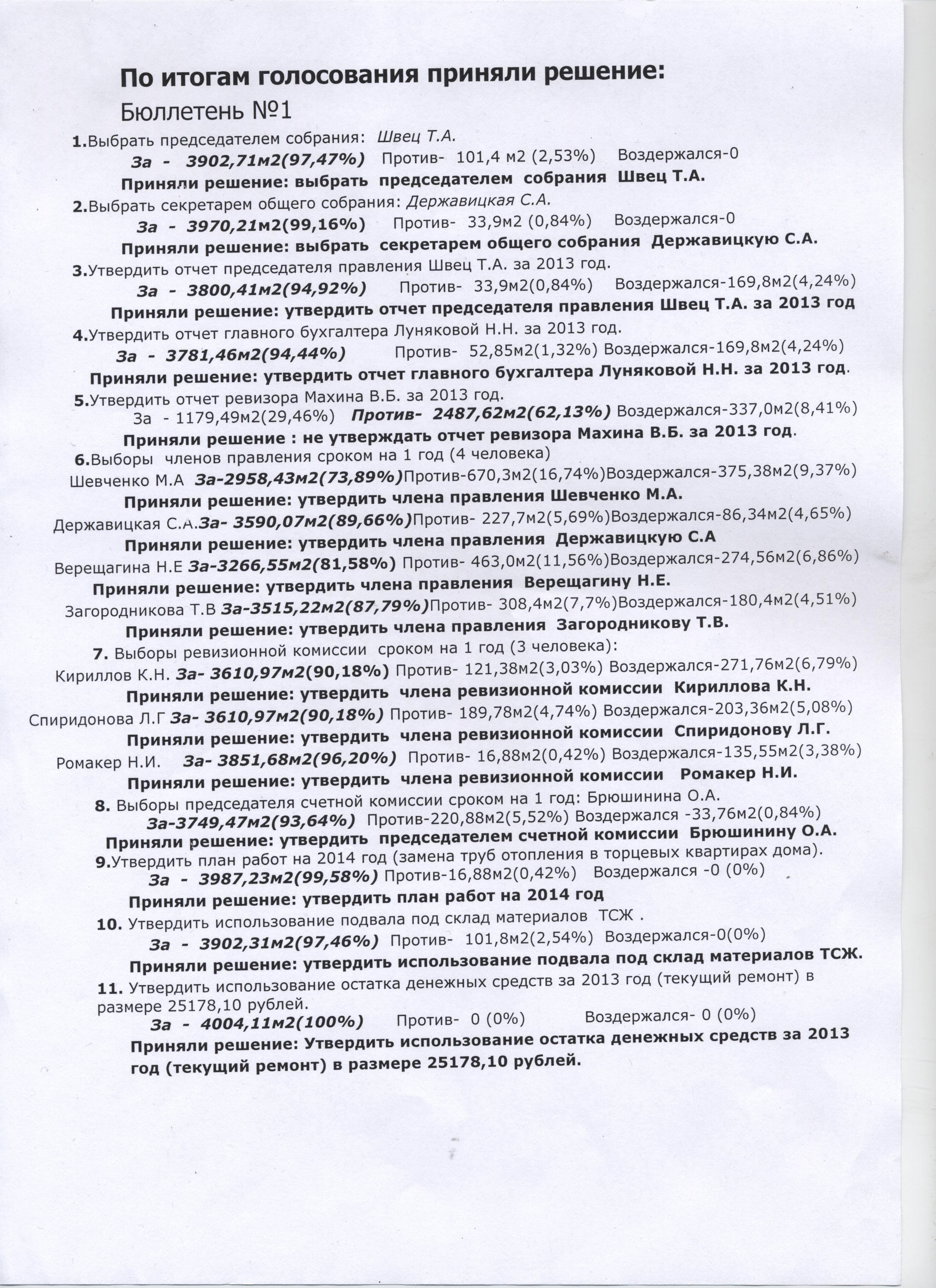 протокол общего собрания №11 от 09.04.2014 лист2 001